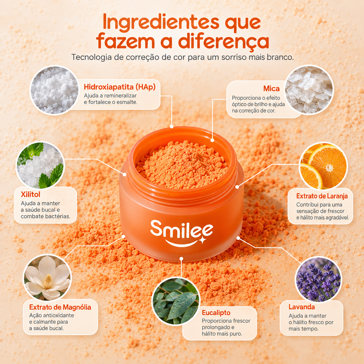 Pó Para Clareamento Dental